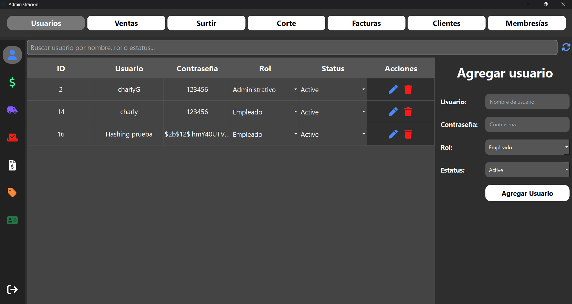 Punto de venta corporativo - Desktop Interfaz moderna