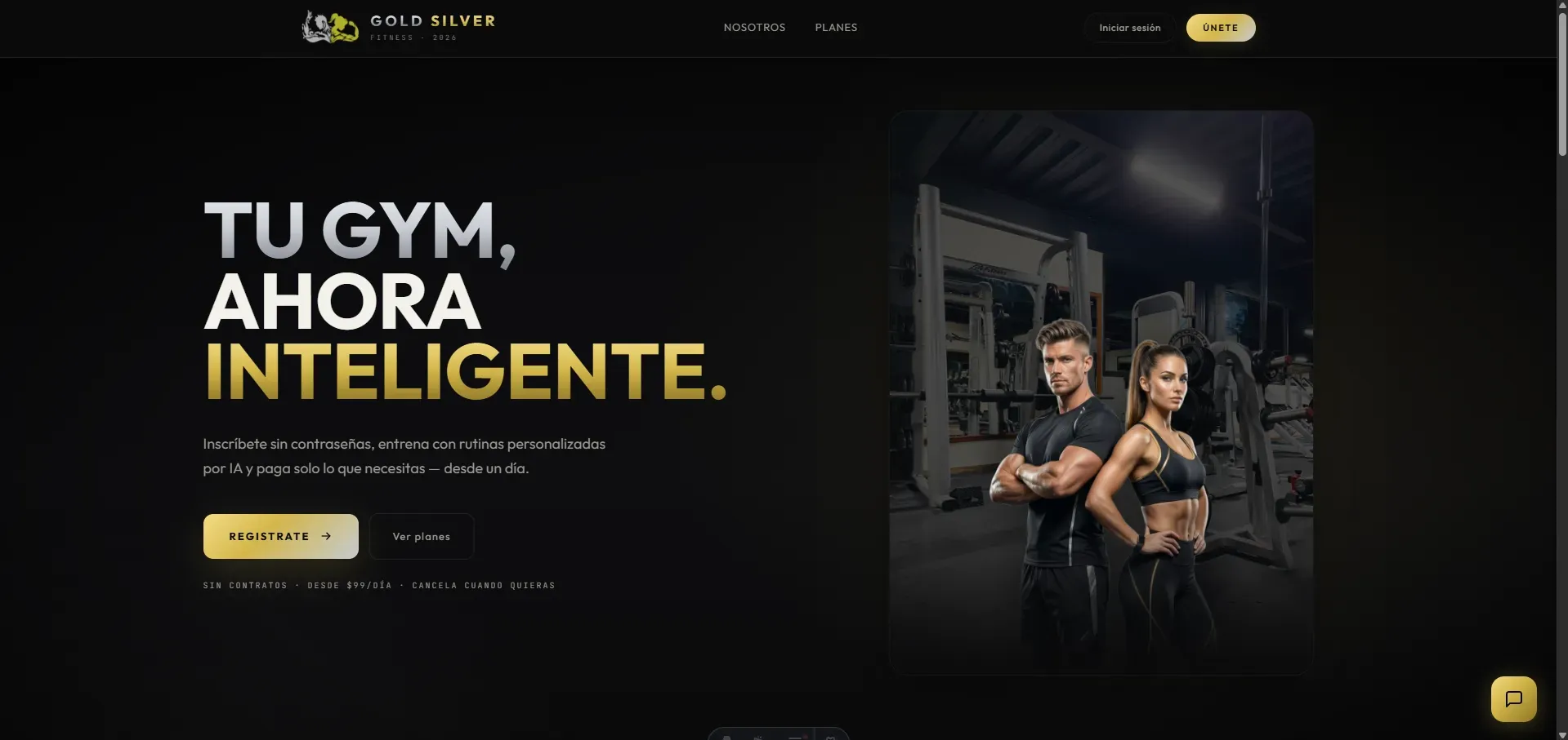 Gold Silver Gym - Plataforma Web & Bot de WhatsApp con IA